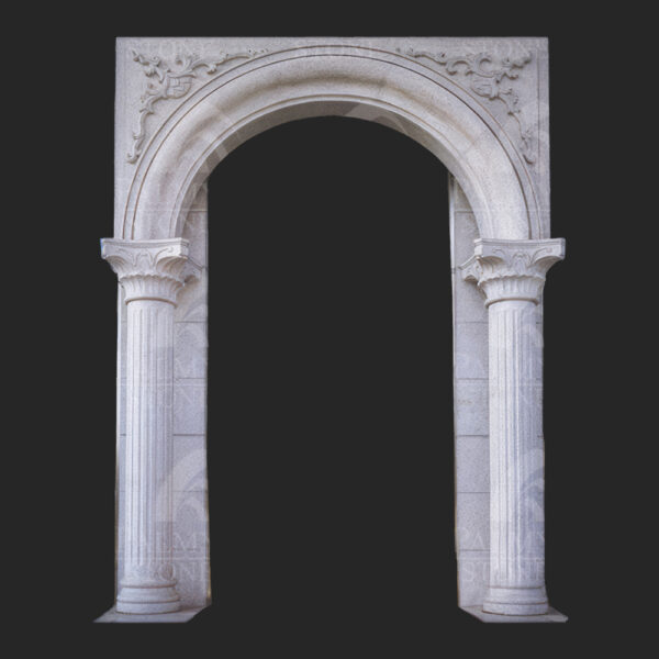 Stone Gate, Hand Carved, Stone Carving Door Gate, Surround Stone Gate, Ga106