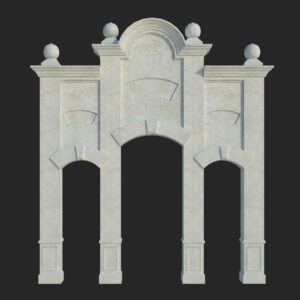 Stone Gate, Hand Carved, Stone Carving Door Gate, Surround Stone Gate, Ga116