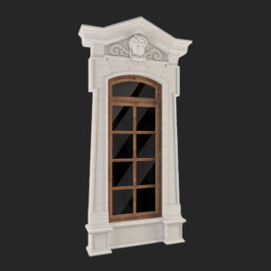 Stone Windows, Hand Carved, Windows Stone Carving, Surround Stone Windows, WN104