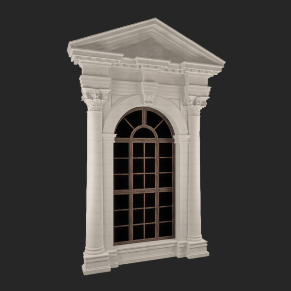 Stone Windows, Hand Carved, Windows Stone Carving, Surround Stone Windows, WN106