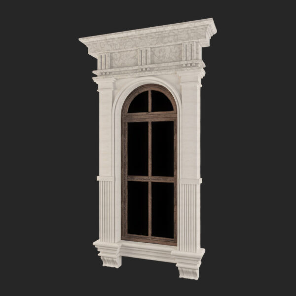 Stone Windows, Hand Carved, Windows Stone Carving, Surround Stone Windows, WN108