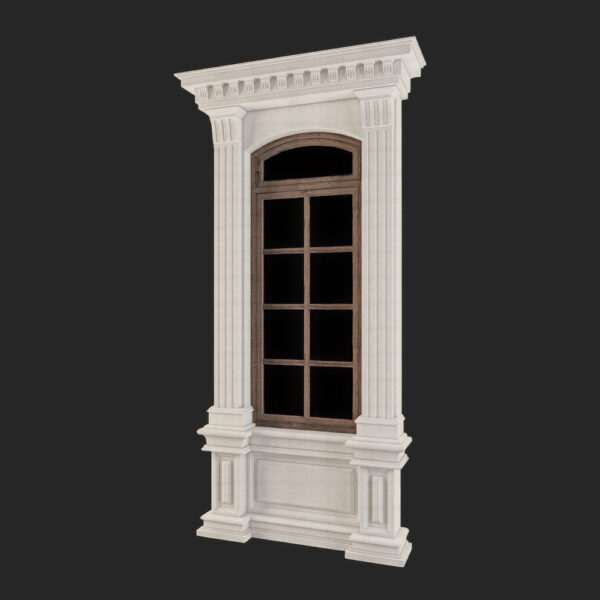 Stone Windows, Hand Carved, Windows Stone Carving, Surround Stone Windows, WN109